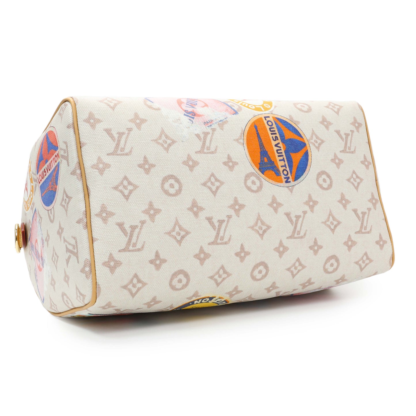 Exclusive Louis Vuitton Monogram Flight Mode Speedy Soft Bandouliere 30 — Back View