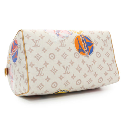 Exclusive Louis Vuitton Monogram Flight Mode Speedy Soft Bandouliere 30 — Back View