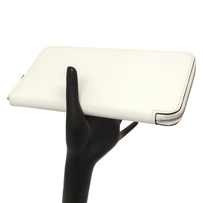 Exclusive Hermes New White Evercolor Silk'in Long Wallet — Alternate View 15