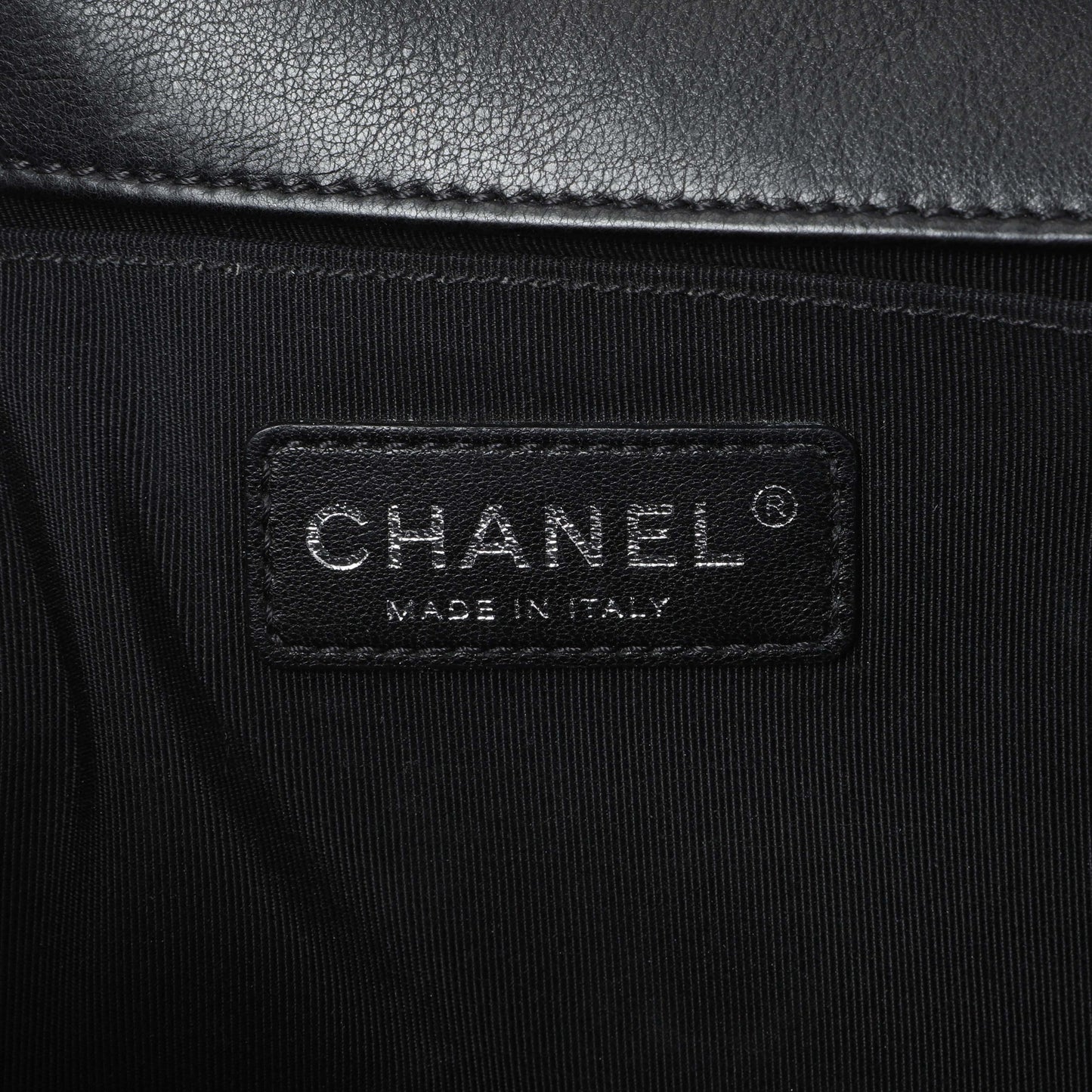 Exclusive Chanel Black Quilted Calfskin Medium Boy Flap — Alternate View 10