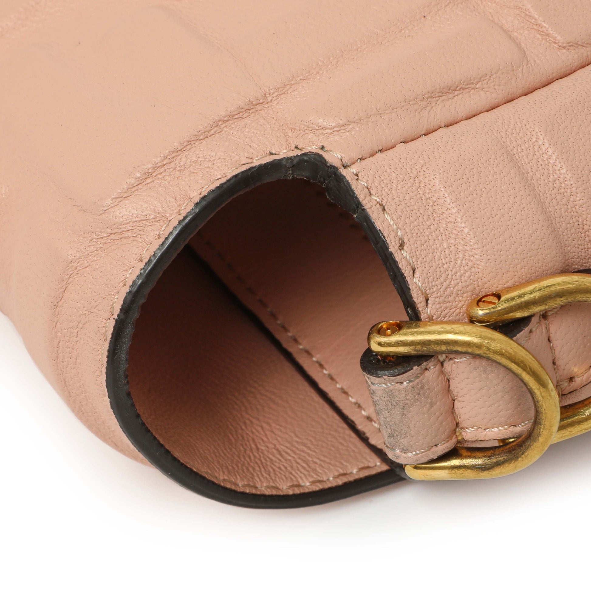 Exclusive Fendi Rosa Bourbon Nappa FF 1974 Embossed Baguette — Alternate View 12