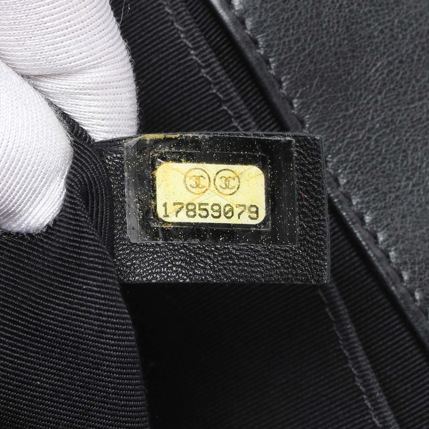 Exclusive Chanel Black Quilted Calfskin Medium Boy Flap — Alternate View 11