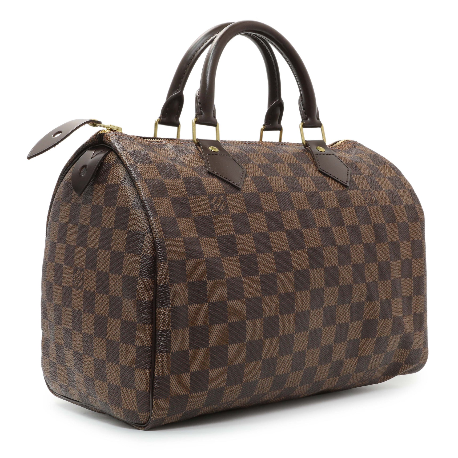 Exclusive Louis Vuitton Damier Ebene Speedy 30 — Side View