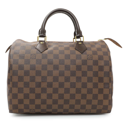 Exclusive Louis Vuitton Damier Ebene Speedy 30 — Front View