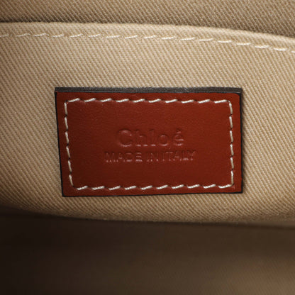 Exclusive Chloe Linen Calfskin Small Woody Ribbon Tote — Alternate View 9