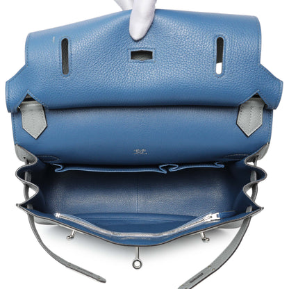 Exclusive Hermes Gris Mouette Clemence Jypsiere 31 — Top View
