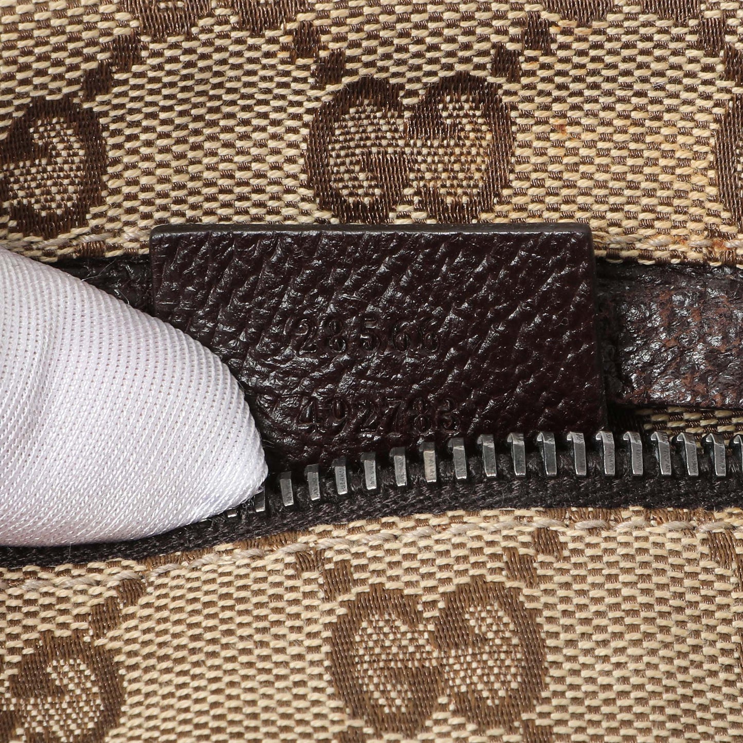Exclusive Gucci Monogram Double Pocket Belt Bag — Lifestyle View