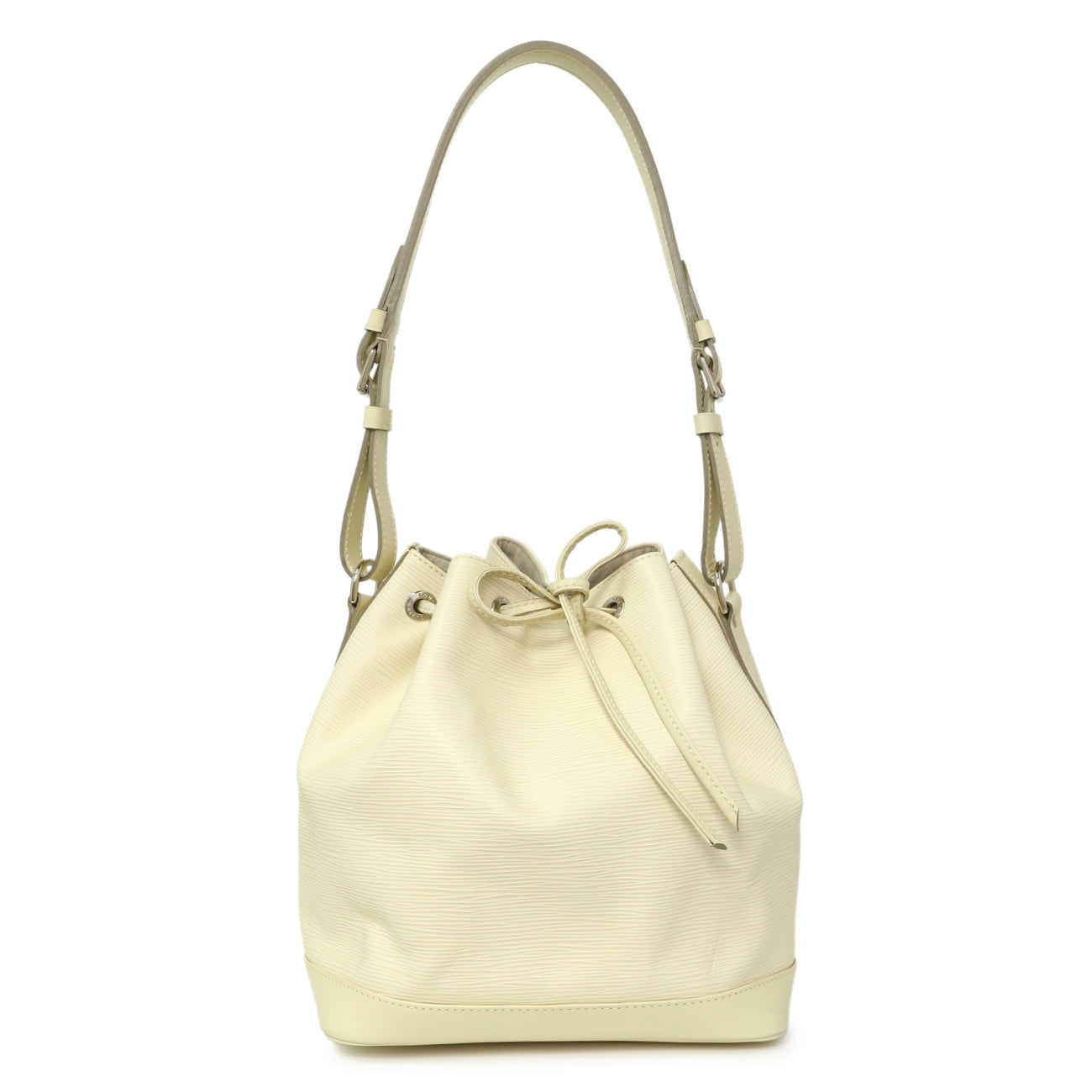 Exclusive Louis Vuitton Ivory Epi Petit Noe NM — Front View