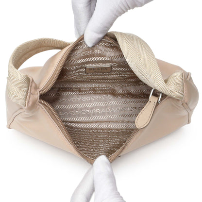 Exclusive Prada Cameo Nylon Mini Re-Edition 2000 Bag — Top View