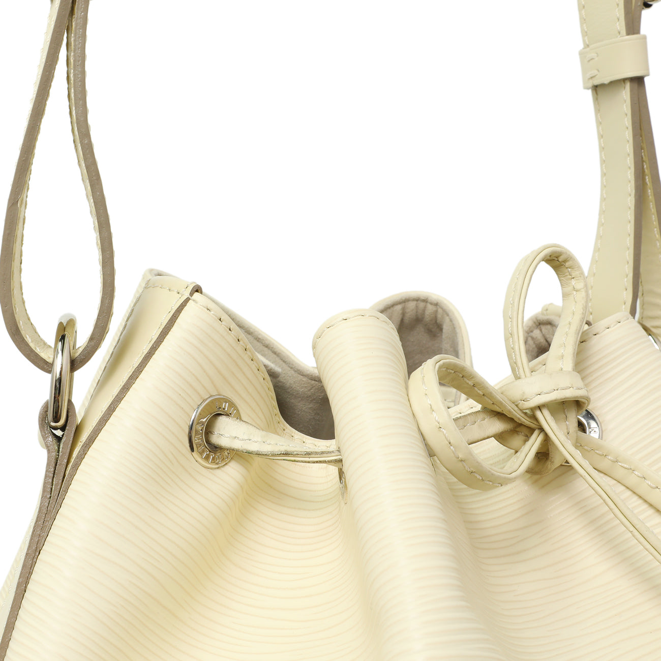 Exclusive Louis Vuitton Ivory Epi Petit Noe NM — Alternate View 10