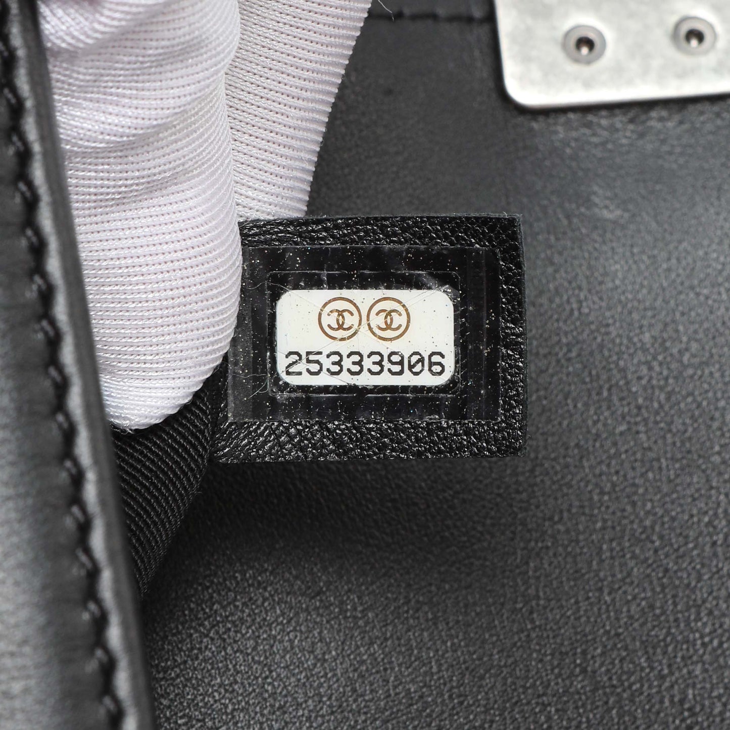 Exclusive Chanel Black Quilted Lambskin Medium Boy Flap — Alternate View 7
