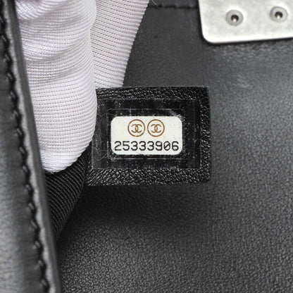 Exclusive Chanel Black Quilted Lambskin Medium Boy Flap — Alternate View 7