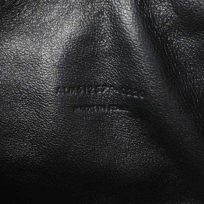 Exclusive Saint Laurent Black Grain De Poudre Matelasse Monogram Mini Lou Camera Bag — Lifestyle View