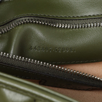 Exclusive Gucci Green Calfskin Matelasse Aria Small GG Marmont Shoulder Bag — Alternate View 10