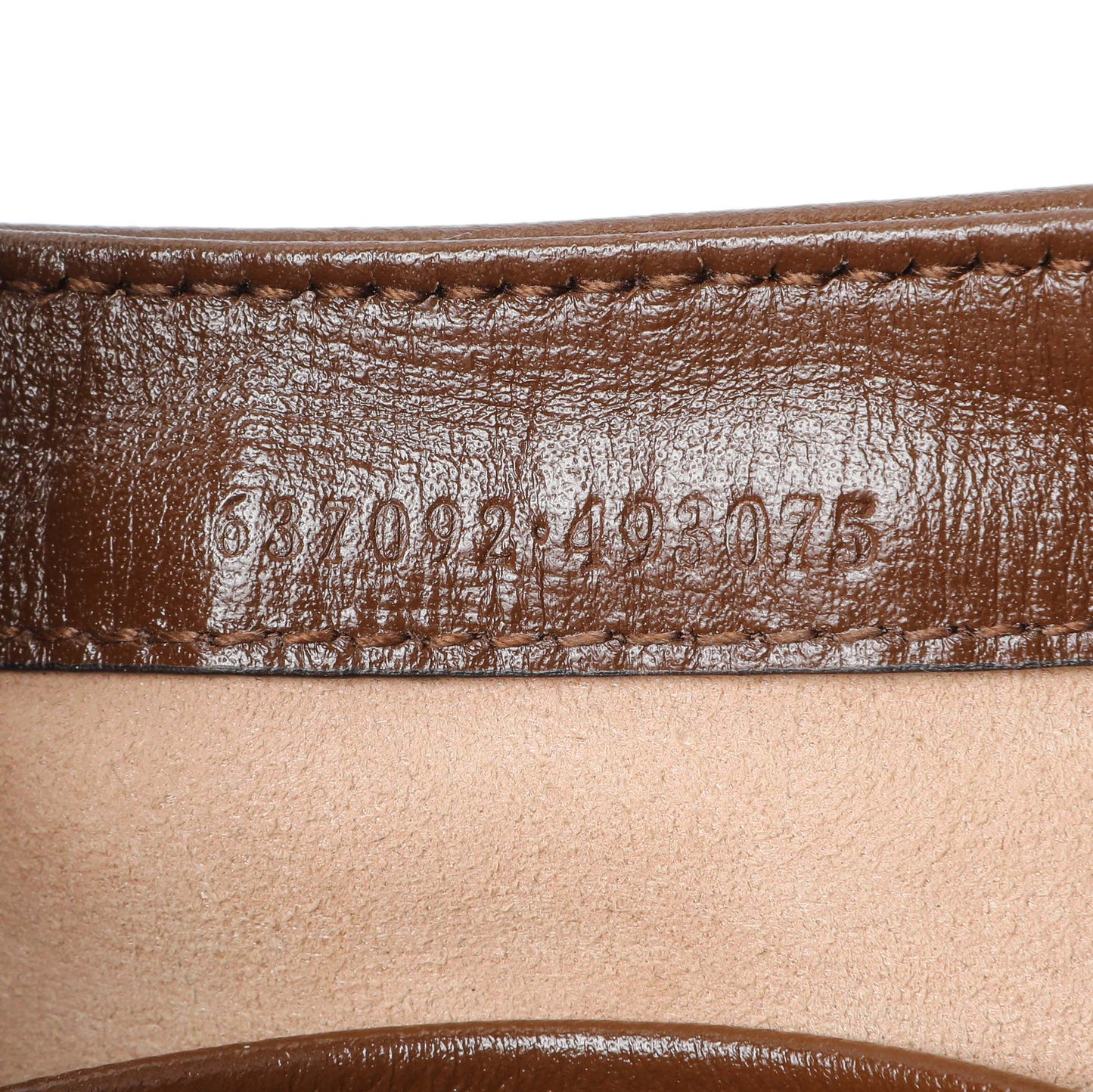 Exclusive Gucci Beige Ebony Brown Sugar GG Supreme Monogram Azalea Calfskin Web Mini Jackie 1961 Hobo — Alternate View 7