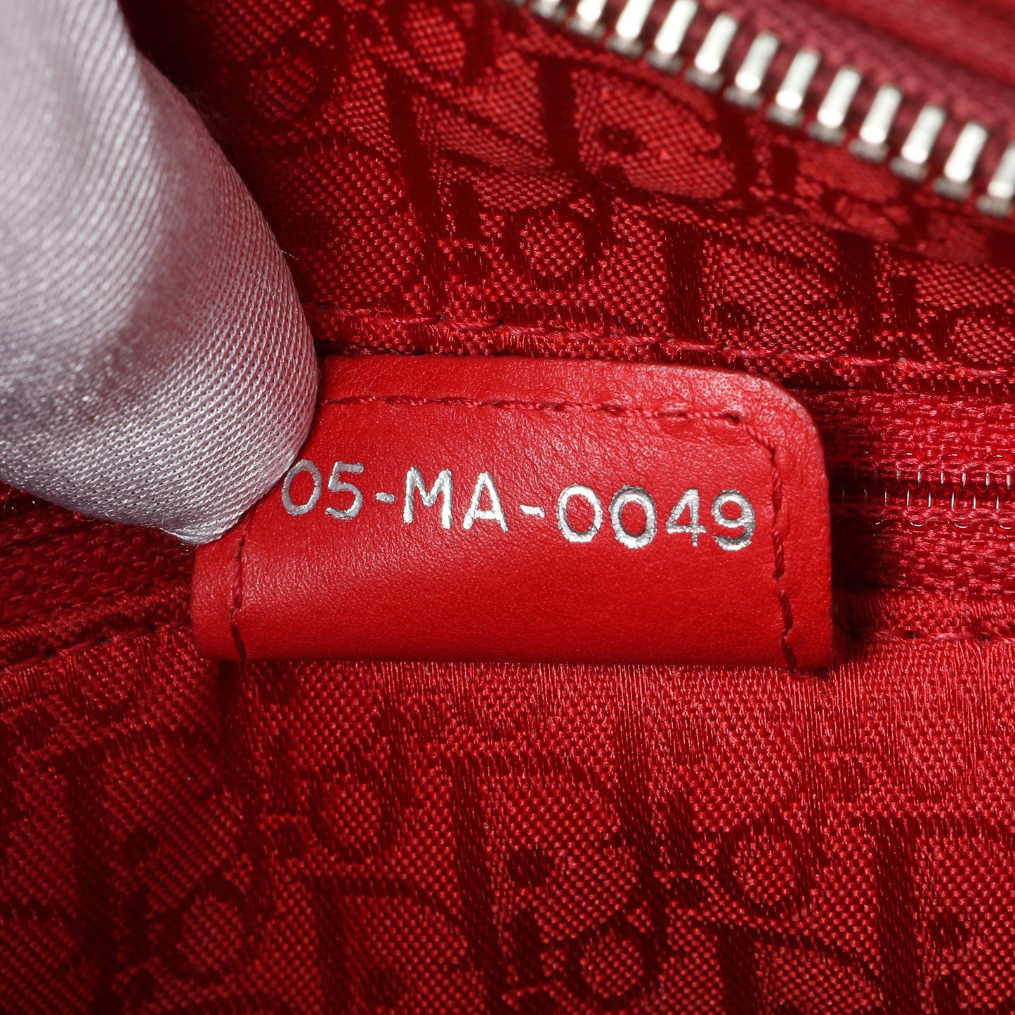 Exclusive Christian Dior Red Patent Cannage Medium Lady Dior — Lifestyle View