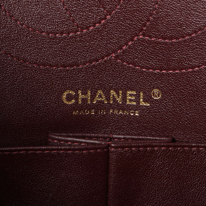 Exclusive Chanel Black Quilted Aged Calfskin 2.55 Reissue 225 Flap — Detail View