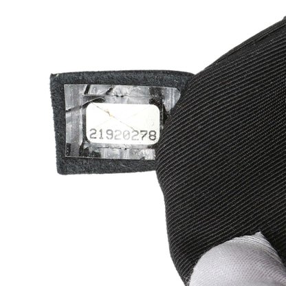 Exclusive Chanel Black Quilted Patent Pagoda Accordion Flap — Lifestyle View