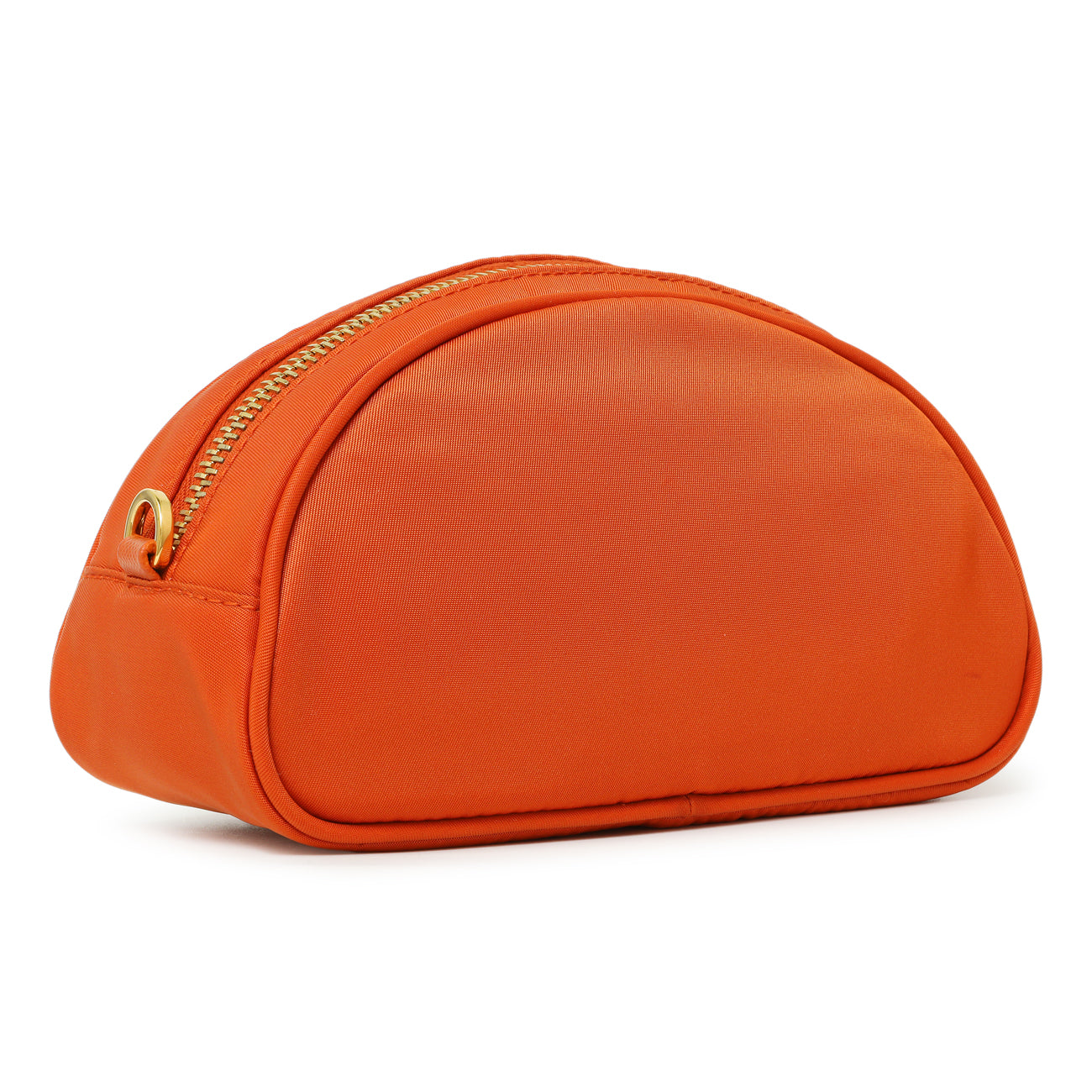 Exclusive Prada Papaya Tessuto Nylon Wristlet Pouch — Side View