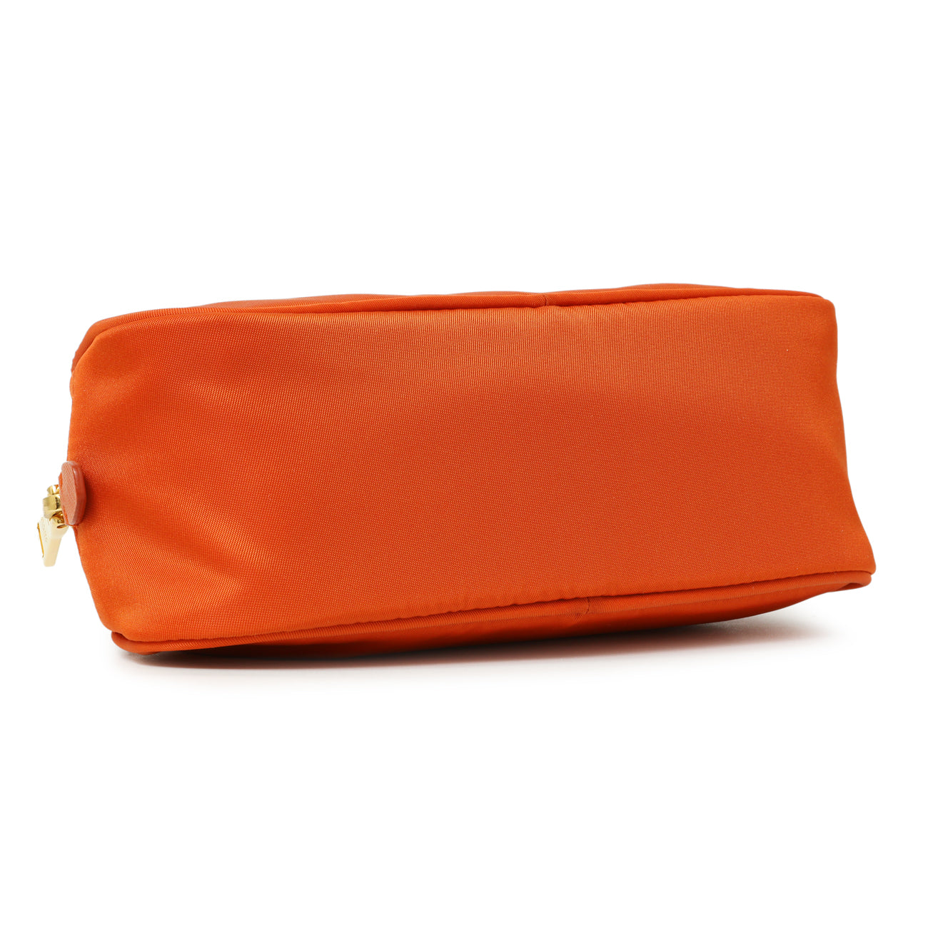 Exclusive Prada Papaya Tessuto Nylon Wristlet Pouch — Back View