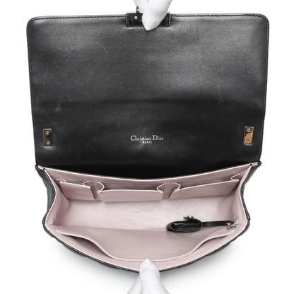 Exclusive Christian Dior Black Lambskin Cannage Medium Miss Dior Flap — Alternate View 10