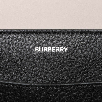Exclusive Burberry Black Calfskin Triple Stud Large Belt Tote — Alternate View 9