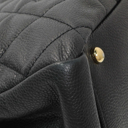 Exclusive Chanel Black Caviar Quilted Timeless CC Soft Tote — Top View