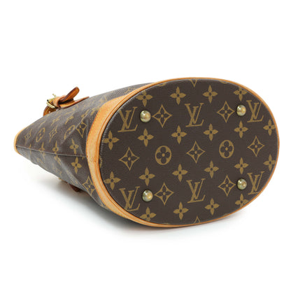 Exclusive Louis Vuitton Monogram Petit Bucket 23 — Back View