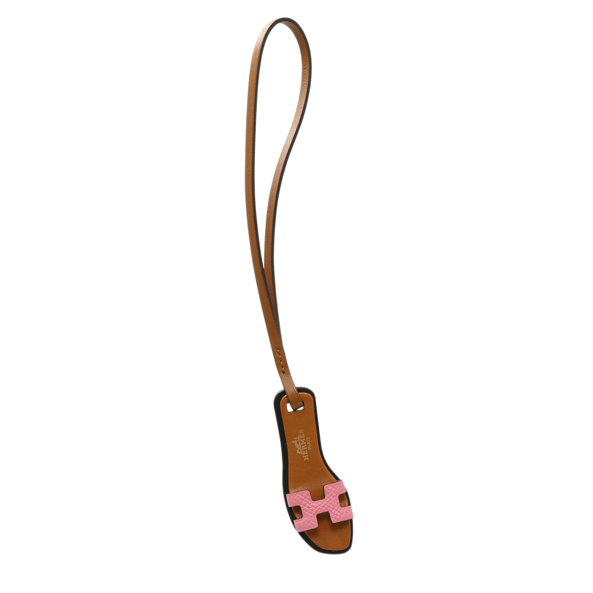 Exclusive Hermes Oran Nano Sandal Bag Charm — Front View