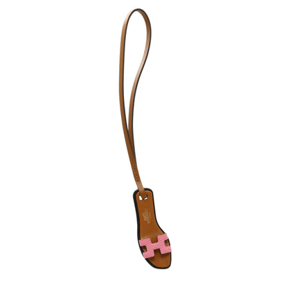 Exclusive Hermes Oran Nano Sandal Bag Charm — Front View