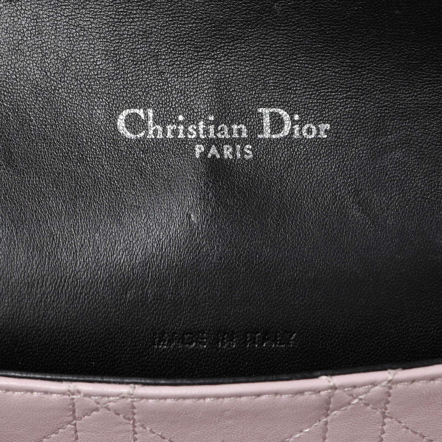 Exclusive Christian Dior Black Lambskin Cannage Medium Miss Dior Flap — Alternate View 11