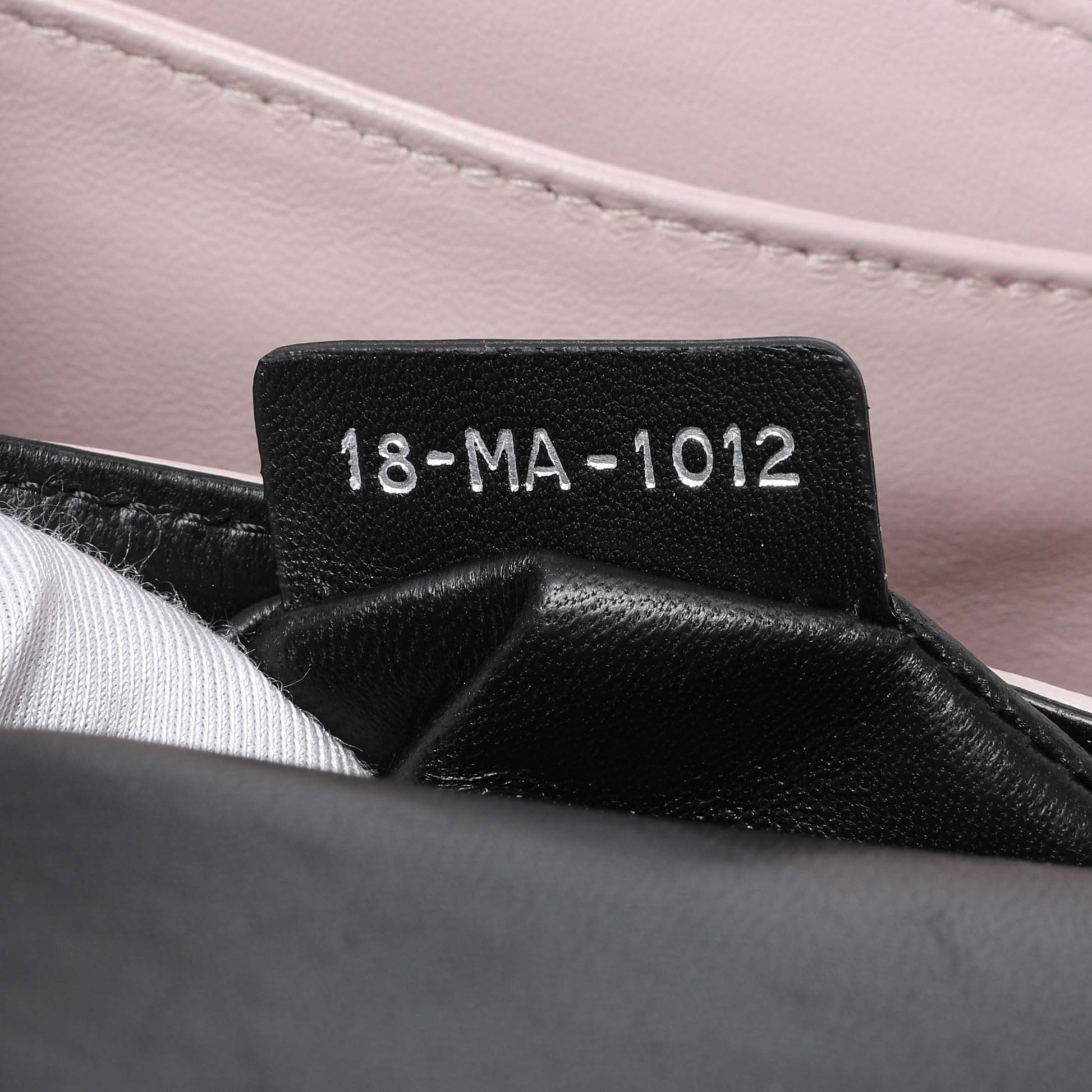 Exclusive Christian Dior Black Lambskin Cannage Medium Miss Dior Flap — Alternate View 12