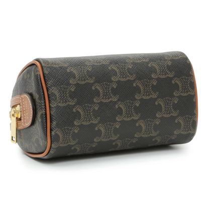 Exclusive Celine Triomphe Mini Boston Bag — Back View