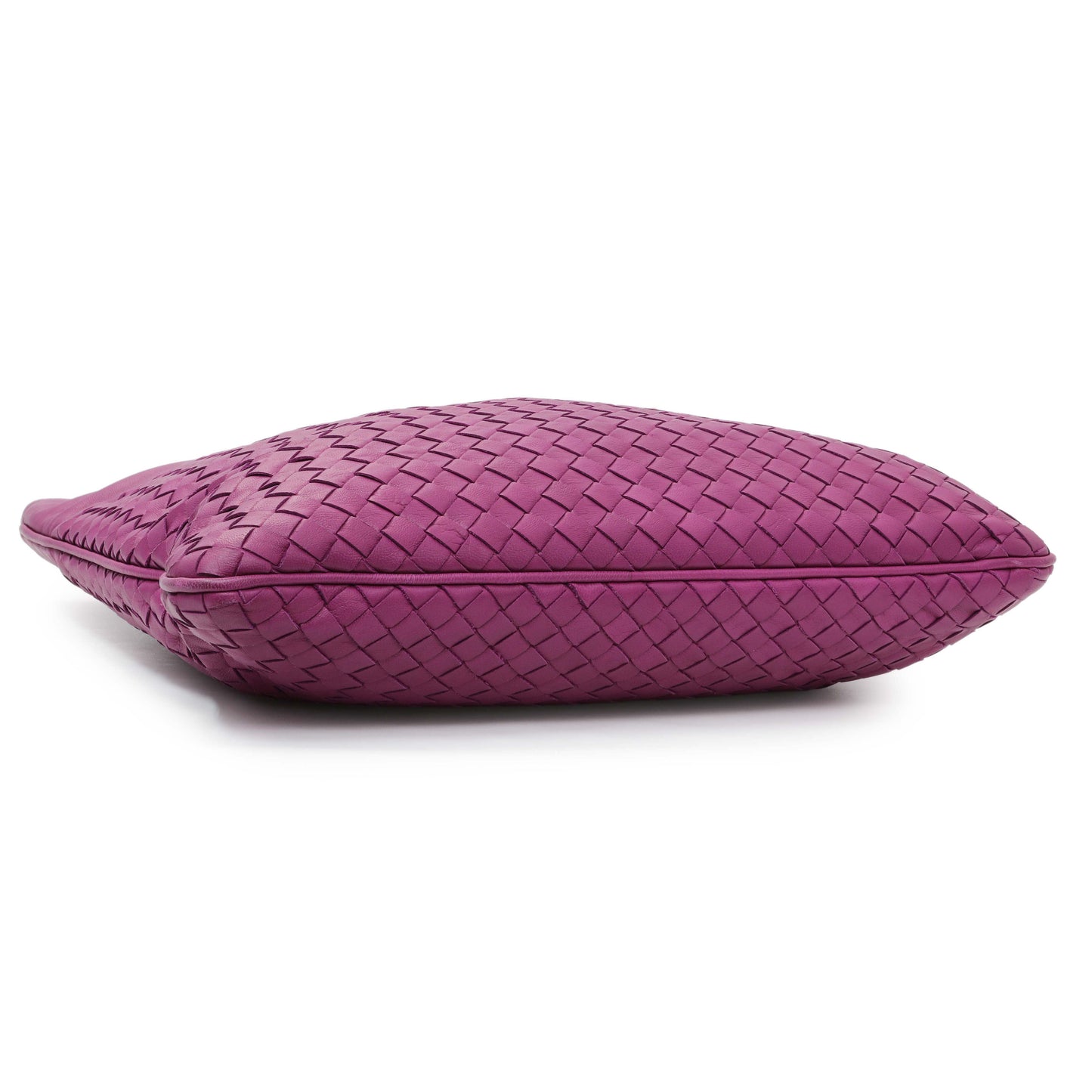 Exclusive Bottega Veneta Purple Nappa Intrecciato Tote — Back View