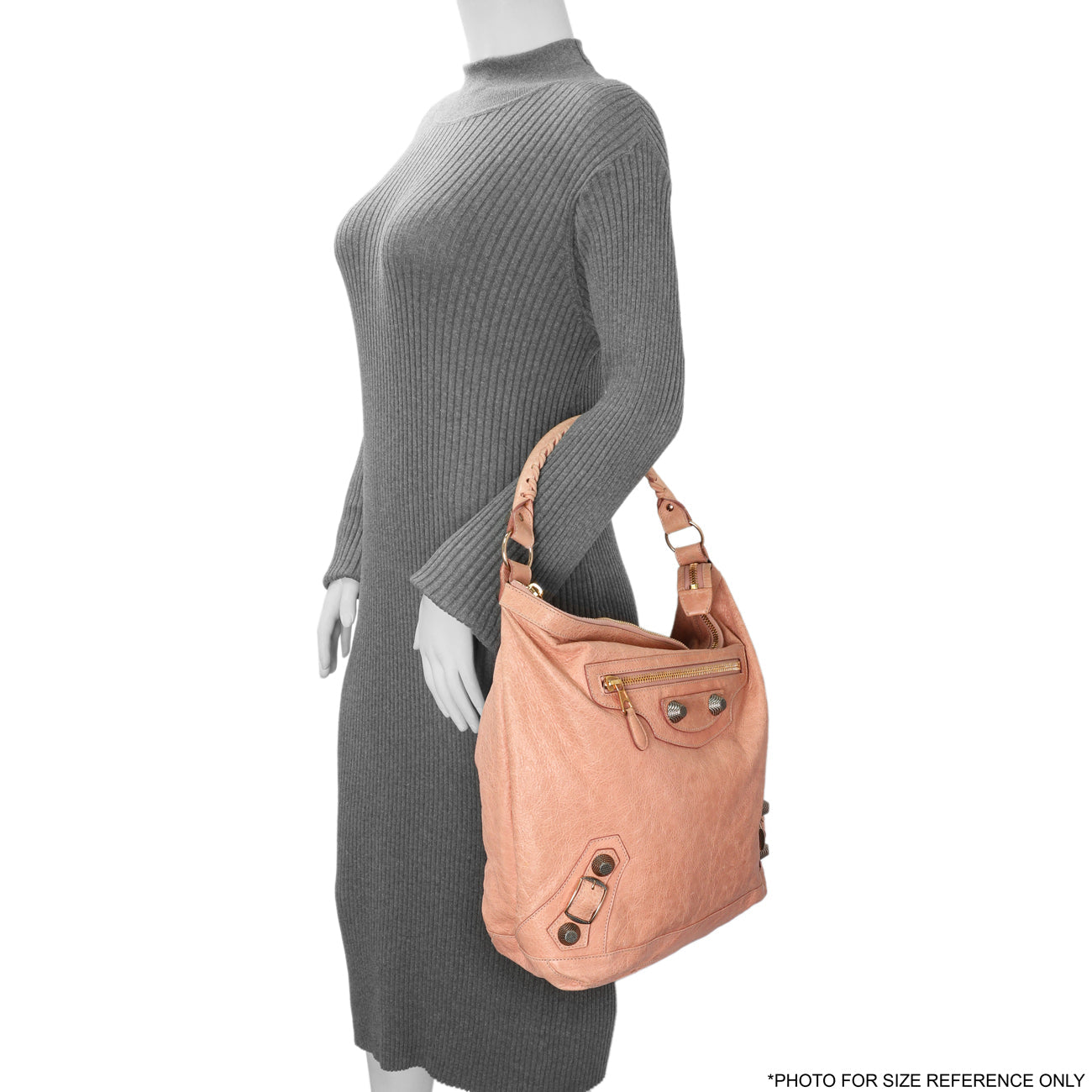 Exclusive Balenciaga Pink Agneau Giant 21 Hardware Day Hobo — Alternate View 12