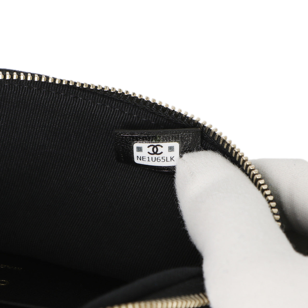 Exclusive Chanel Black Quilted Caviar Sweetheart Bum Bag — Lifestyle View