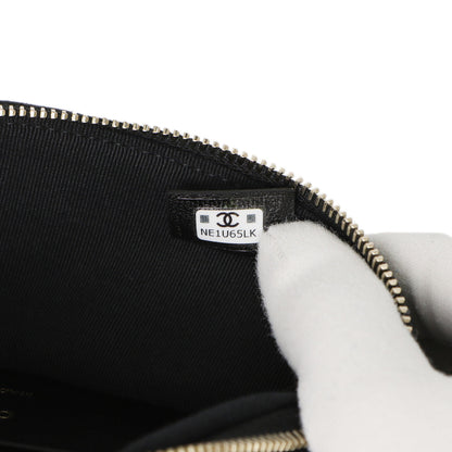 Exclusive Chanel Black Quilted Caviar Sweetheart Bum Bag — Lifestyle View
