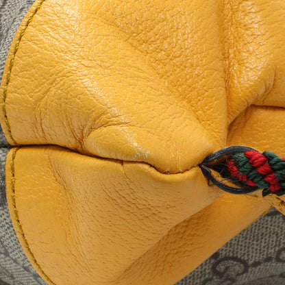 Exclusive Gucci GG Supreme Neo Vintage Drawstring Backpack — Detail View