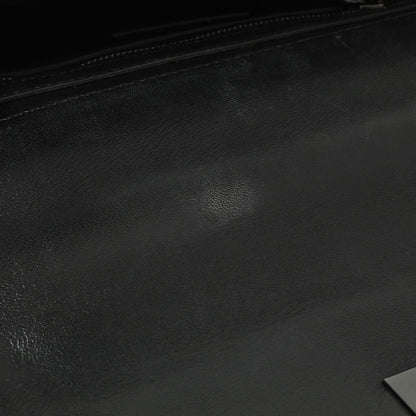 Exclusive Valentino Black Nappa Monochrome Medium Roman Stud Shoulder Bag — Alternate View 10