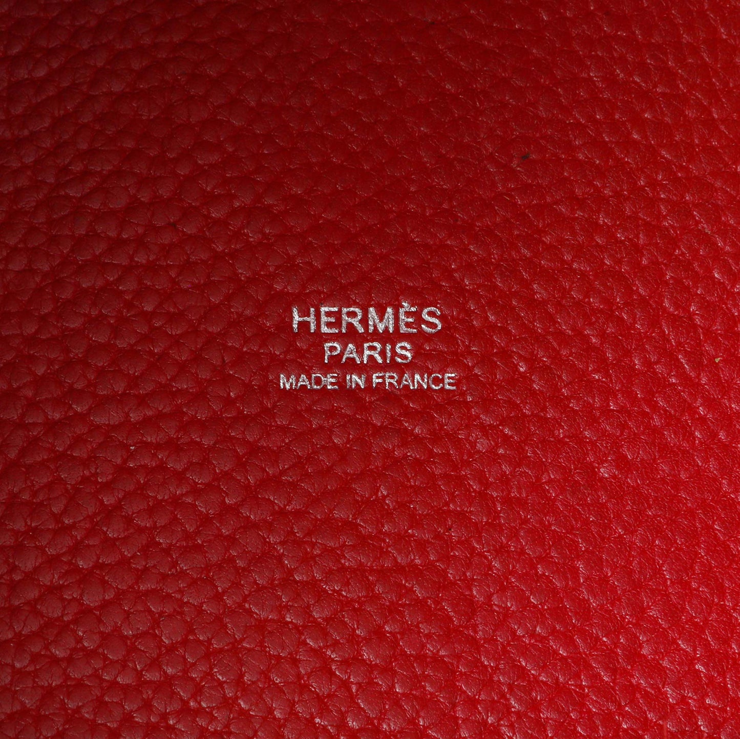 Exclusive Hermes Red Clemence Picotin 22 — Alternate View 9