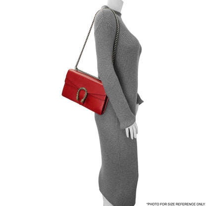 Exclusive Gucci Red Calfskin Small Dionysus Shoulder Bag — Alternate View 8