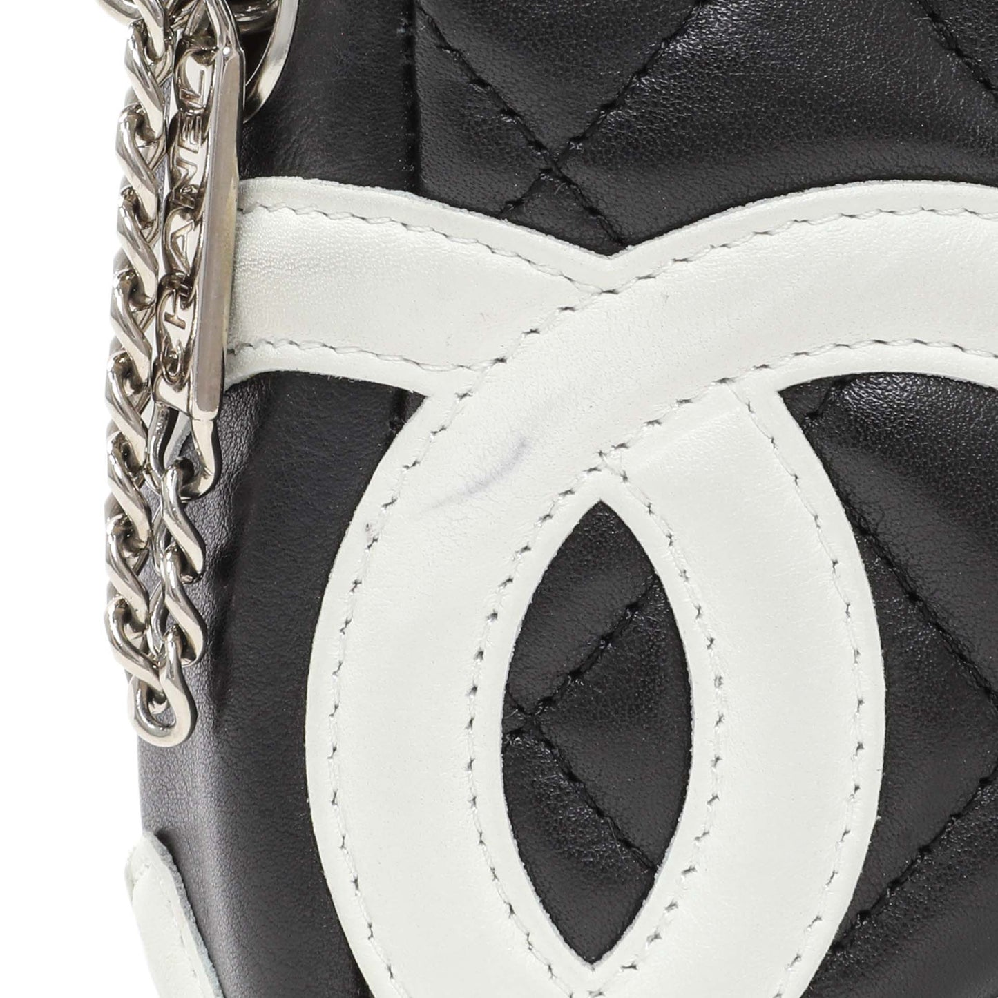 Exclusive Chanel Black Quilted Calfskin Cambon Pochette — Alternate View 7