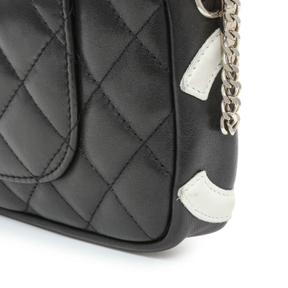 Exclusive Chanel Black Quilted Calfskin Cambon Pochette — Alternate View 8