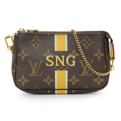Exclusive Louis Vuitton Monogram Mini Pochette Accessories — Front View