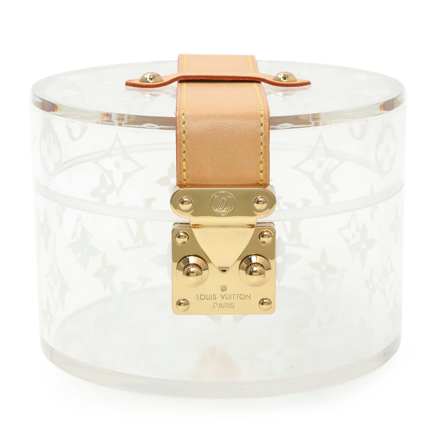 Exclusive Louis Vuitton Plexiglass Box Scott — Front View