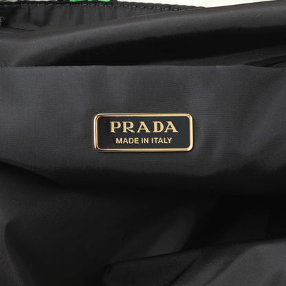 Exclusive Prada Re Nylon Surf Print Wish Drawstring Pouch — Detail View