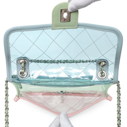 Exclusive Chanel Coco Splash Mini PVC Flap Bag — Detail View