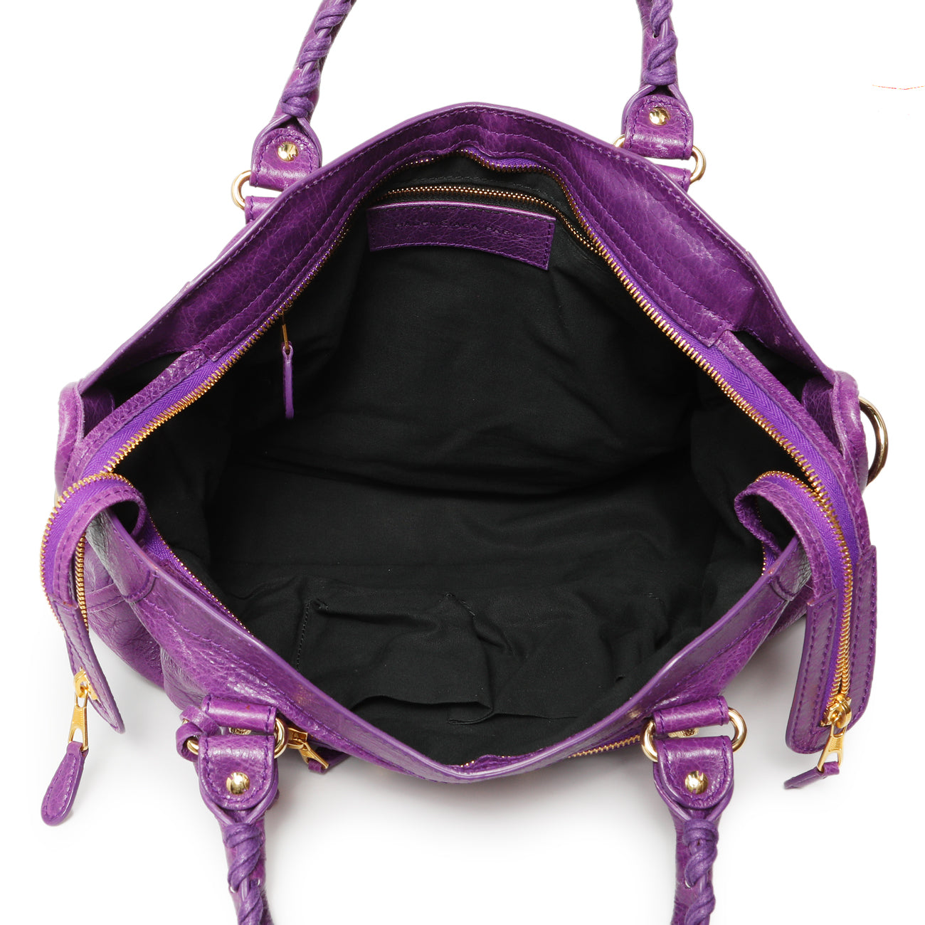 Exclusive Balenciaga Ultraviolet Agneau Giant 12 City — Alternate View 8
