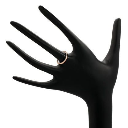 Exclusive 18K Rose Gold Band Ring — 3.5 — Back View