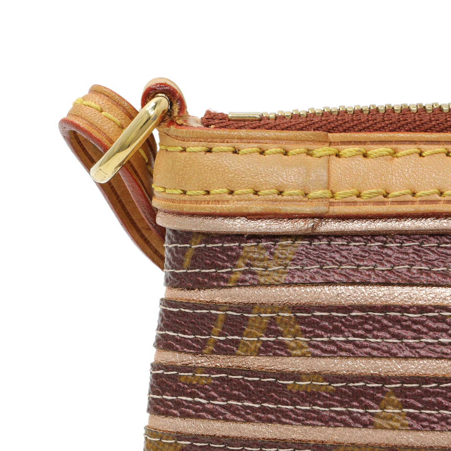 Exclusive Louis Vuitton Peach Monogram Eden Zoe Pochette — Alternate View 8